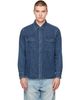 rag & bone rag & bone Blue CPO Denim Shirt - 1