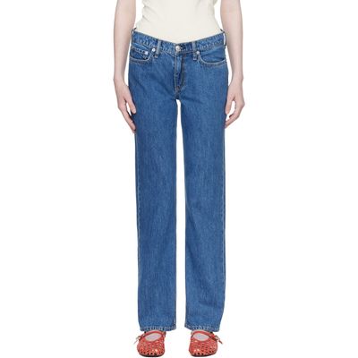 rag & bone rag & bone Blue Harlow Full Straight Jeans