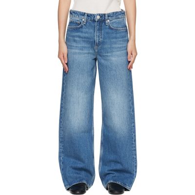rag & bone rag & bone Blue Logan Wide Jeans