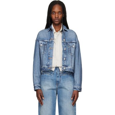 rag & bone rag & bone Blue Miramar Trucker Jacket