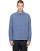 rag & bone rag & bone Blue Overdyed Workwear Denim Shirt - 1