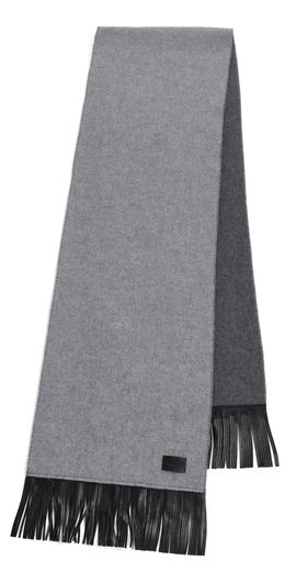 rag & bone rag & bone Brooke Fringe Scarf Pearl Grey Multi One
