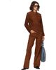 rag & bone rag & bone Brown Cam Suede Pants - 4