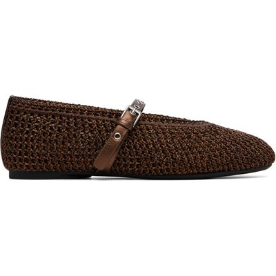 rag & bone rag & bone Brown Spire Mary Jane Ballerina Flats