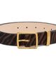rag & bone rag & bone Brown X Boyfriend Calf Hair Belt - 1