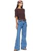 rag & bone rag & bone Brown X Boyfriend Calf Hair Belt - 2