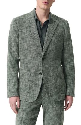 rag & bone rag & bone Butler Classic Fit Marl Stretch Cotton Blend Sport Coat