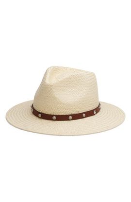 rag & bone rag & bone Cabochon Packable Straw Fedora