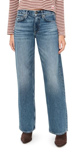 rag & bone rag & bone Cam Full Straight Jeans Echo