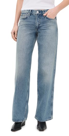 rag & bone rag & bone Cam Full Straight Jeans Rosland