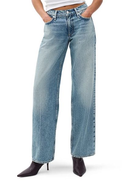 rag & bone rag & bone Cam Low Rise Relaxed Straight Jeans