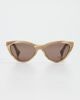 rag & bone rag & bone Cat Eye Acetate Sunglasses Shiny Bone Horn One - 2