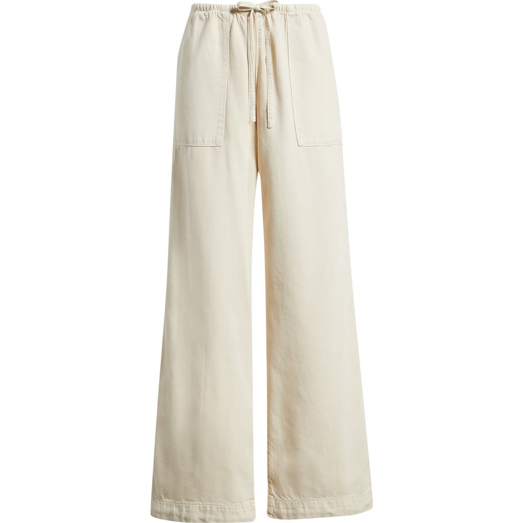 rag & bone rag & bone Claire Cotton Blend Wide Leg Pants