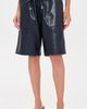 rag & bone rag & bone Claire Faux Leather Shorts NAVY - 2
