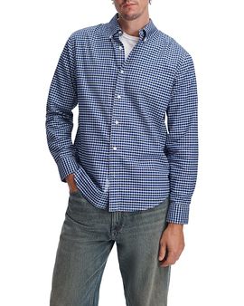 Rag & Bone rag & bone Classic Fit Plaid Oxford Shirt