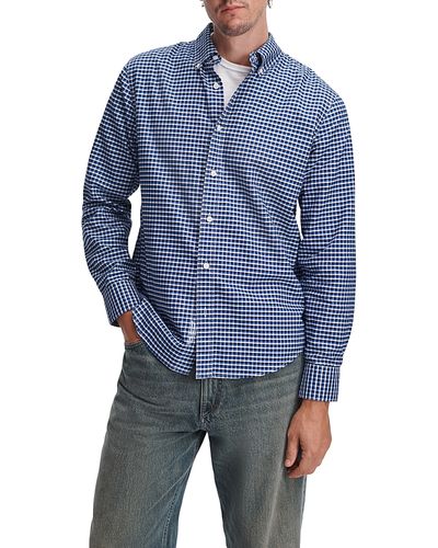 Rag & Bone rag & bone Classic Fit Plaid Oxford Shirt