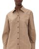 rag & bone rag & bone Connie Taffeta Plaid Shirt Khaki Plaid - 1