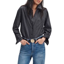 rag & bone rag & bone Connie Tailored Wool & Cashmere Shirt