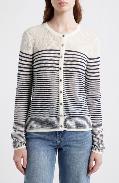 rag & bone rag & bone Daisy Stripe Cotton Blend Cardigan