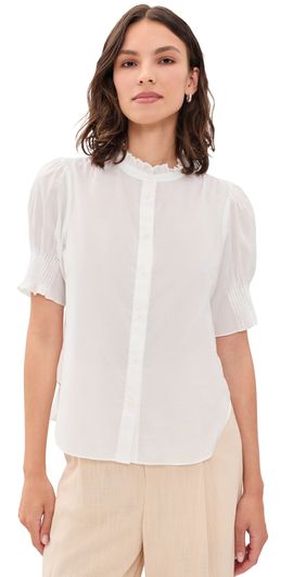 rag & bone rag & bone Dakota Button Down Shirt Bone