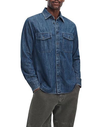 Rag & Bone rag & bone Denim Cpo Overshirt in Reid