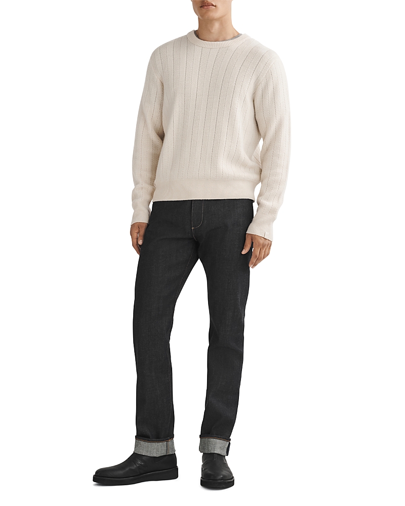 Rag & Bone rag & bone Durham Herringbone Cashmere Crewneck Sweater
