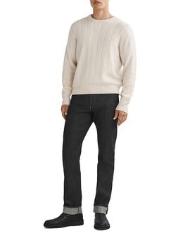 Rag & Bone rag & bone Durham Herringbone Cashmere Crewneck Sweater