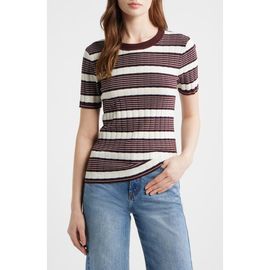 rag & bone rag & bone Ellen Stripe Short Sleeve Sweater