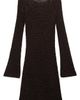 rag & bone rag & bone Ellie Open Stitch Long Sleeve Dress - 4