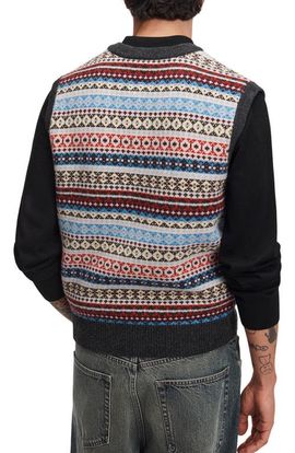 rag & bone rag & bone Fair Isle Wool Vest