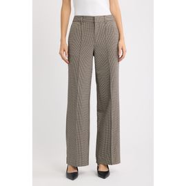 rag & bone rag & bone Farrah Ponte Jacquard Wide Leg Trousers
