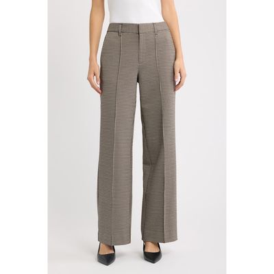 rag & bone rag & bone Farrah Ponte Jacquard Wide Leg Trousers