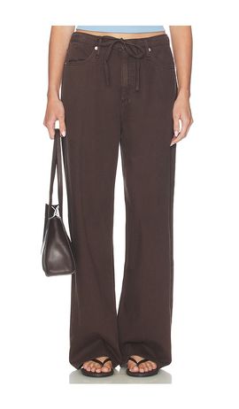 Rag & Bone Rag & Bone Featherweight Phoebe Drawstring Wide Leg Pant