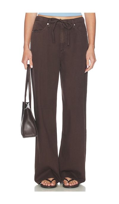 Rag & Bone Rag & Bone Featherweight Phoebe Drawstring Wide Leg Pant