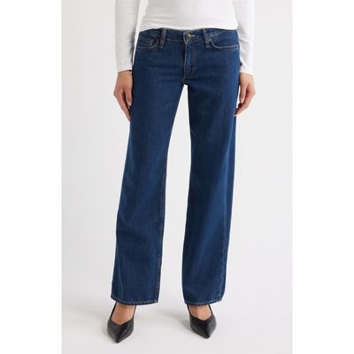 rag & bone rag & bone Featherweight Saige Low Rise Full Length Relaxed Straight Leg Jeans