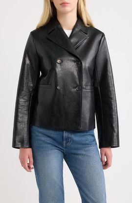 rag & bone rag & bone Finley Faux Leather Coat