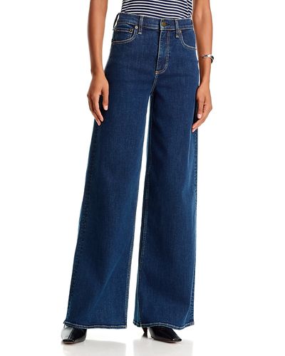 Rag & Bone rag & bone Flexi Sofie High Rise Wide Leg Jeans in Wellbrook