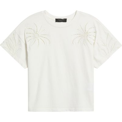 rag & bone rag & bone Floral Cutout T-Shirt