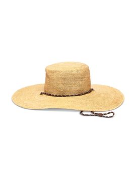 Rag & Bone rag & bone Frankie Raffia Boater Hat