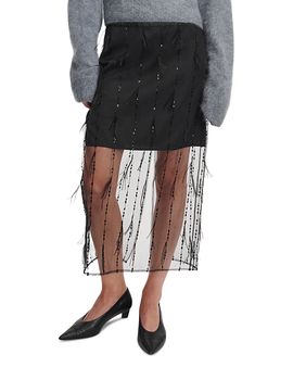 Rag & Bone rag & bone Geena Embellished Column Skirt