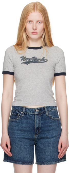 rag & bone rag & bone Gray Mica Ringer T-shirt