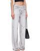 rag & bone rag & bone Gray rb Miramar Drawstring Wide-Leg Jeans - 2