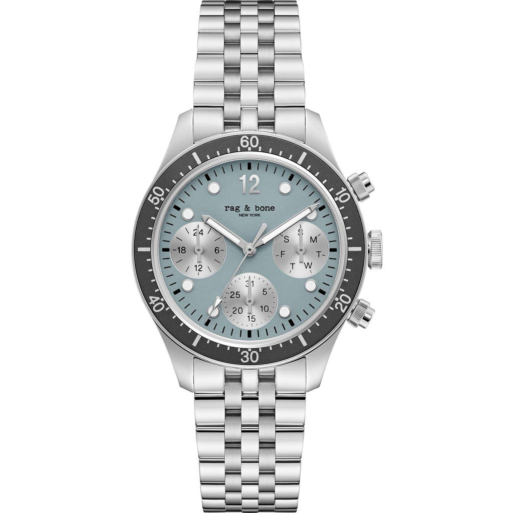 rag & bone rag & bone Greer Multifunction Bracelet Watch, 38mm