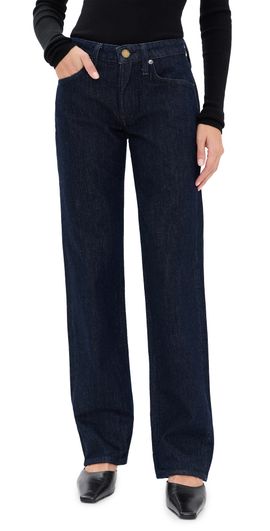 rag & bone rag & bone Harlow Full Slim Straight Jeans darkrinse