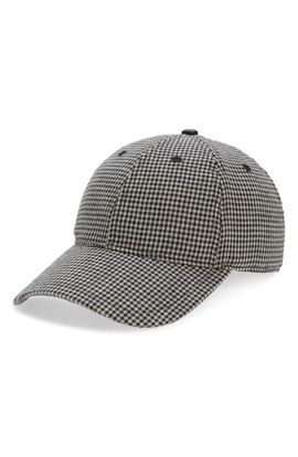 rag & bone rag & bone Harlow Gingham Baseball Cap