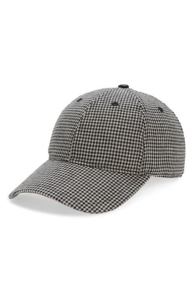rag & bone rag & bone Harlow Gingham Baseball Cap