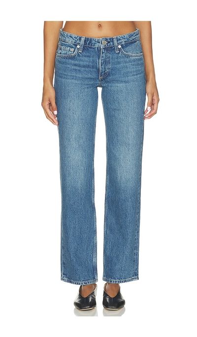 Rag & Bone Harlow Low-Rise Full-Length Slim Straight Jeans