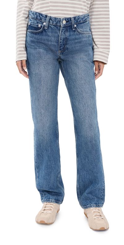 rag & bone rag & bone Harlow Low Rise Slim Straight Jeans candice