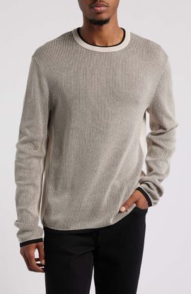 rag & bone rag & bone Harvey Crewneck Cotton Sweater