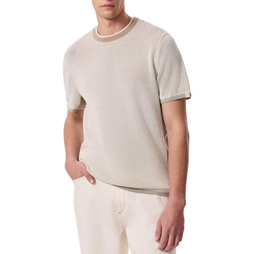 rag & bone rag & bone Harvey Ringer Cotton Blend Mesh T-Shirt